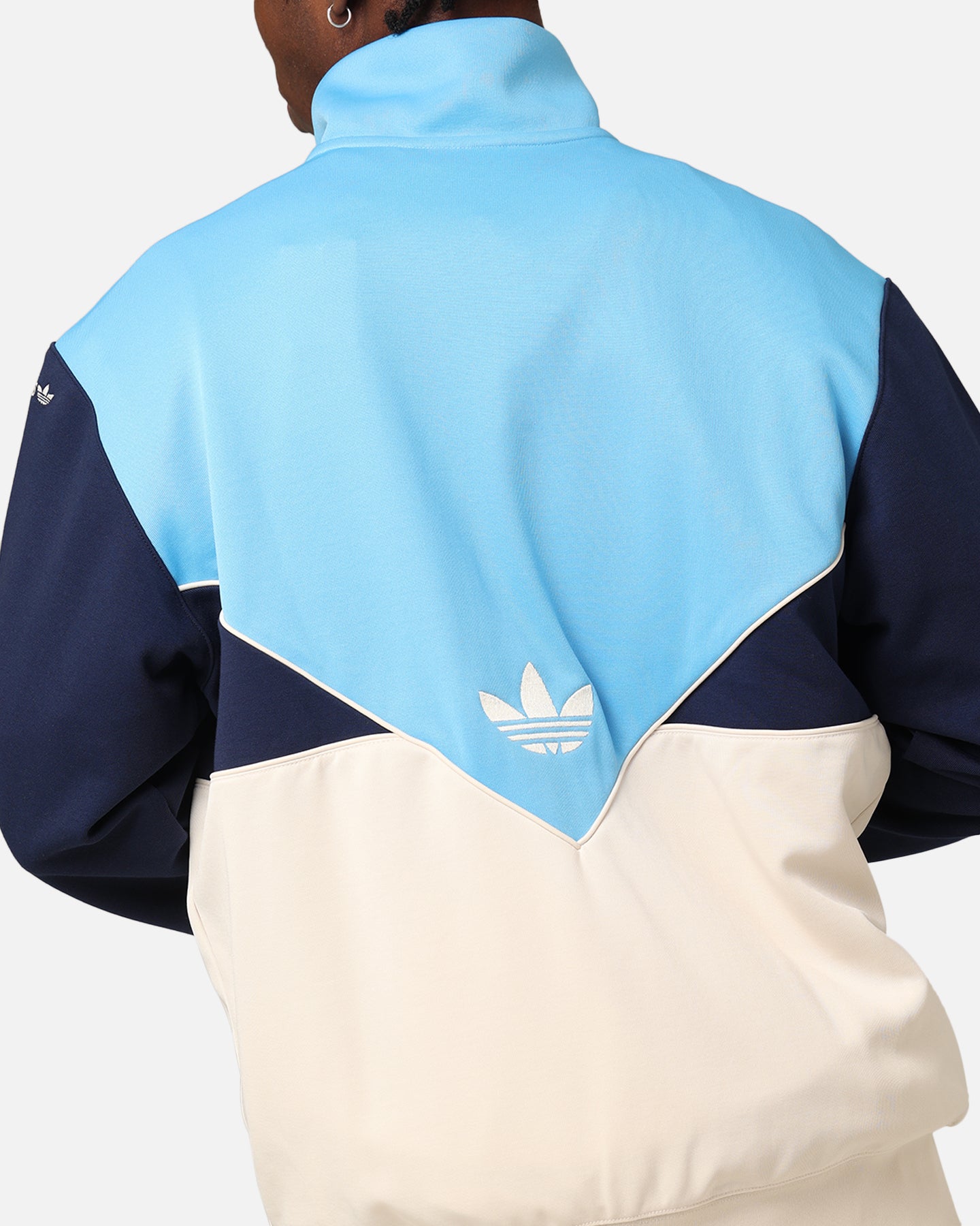 Adidas Adicolor Track Top Jacket - Semi Blue Burst/Wonder White/Night Indigo - Men's Athletic Running Hoodie for Gym & Streetwear Fashion