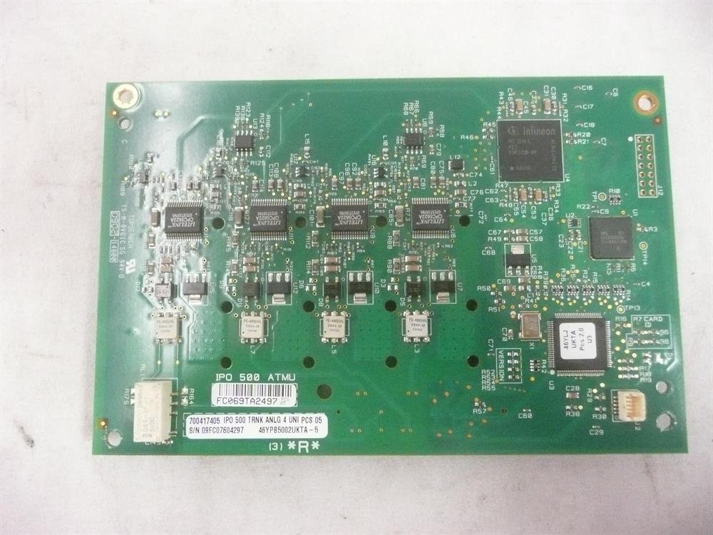 Avaya IP Office IP500 ATM4U 700417405 4 Port Analog Trunk (FXO) Daughter Card - Reliable VoIP Telephony Solution for Small Business PBX Systems
