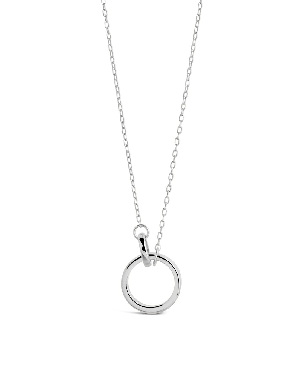 Elegant Mishel Mother of Pearl Interlocking Circles Pendant Necklace - Perfect for Women's Jewelry Gifts, Weddings & Special Occasions
