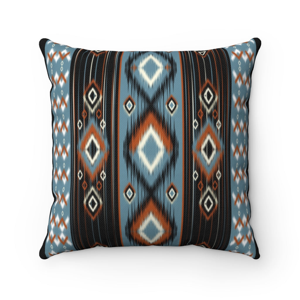 Soft & Breathable Spun Polyester Square Pillow with Removable Case - Perfect for Sofa, Bed, or Outdoor Lounging