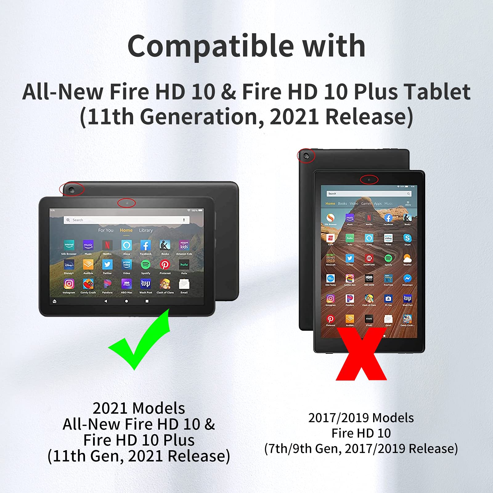 Premium Shockproof Slim PU Leather Stand Case for Fire HD 10 & 10 Plus Tablet (11th Gen, 2021 Release) - Auto Sleep/Wake Cover for Amazon Kindle Fire 10 - Cute Animal Dog Paws & Galaxy Design - Perfect for Work, Travel & Home Entertainment