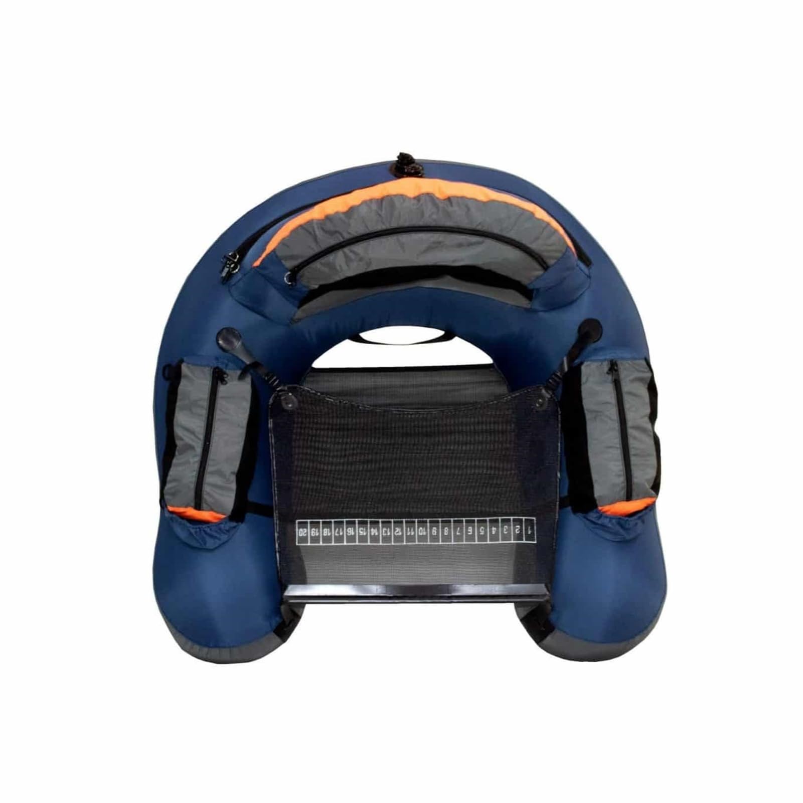 Outcast Fish Cat Rise Inflatable Fishing Float Tube - Navy Blue | Premium Inflatable Fishing Boat for Lakes & Rivers | Perfect for Fly Fishing & Bass Angling