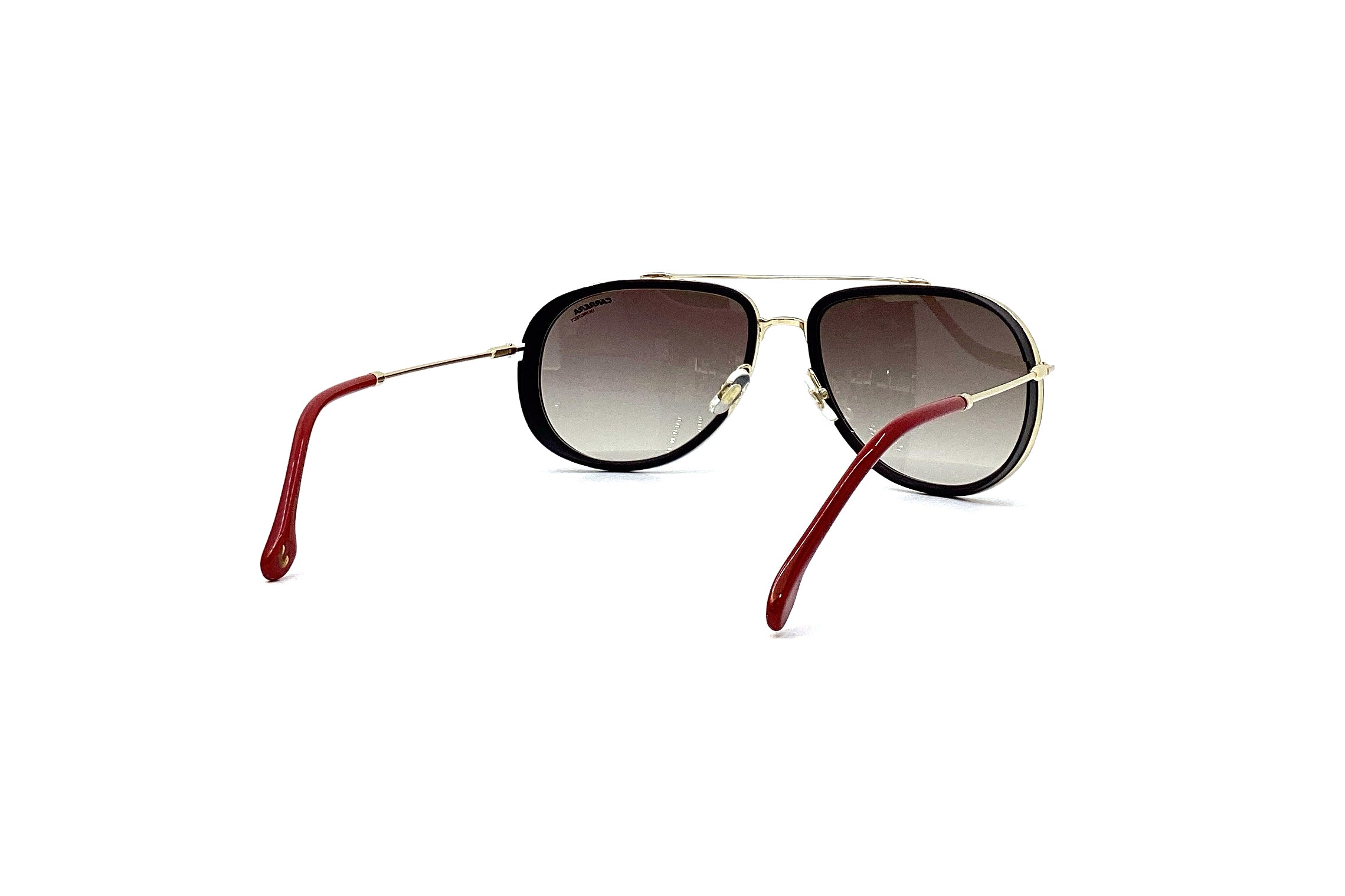 Carrera 166/S Sunglasses Gold Black - Polarized Aviator Sunglasses for Men & Women - UV Protection, Stylish & Durable - Perfect for Driving, Travel & Outdoor Activities