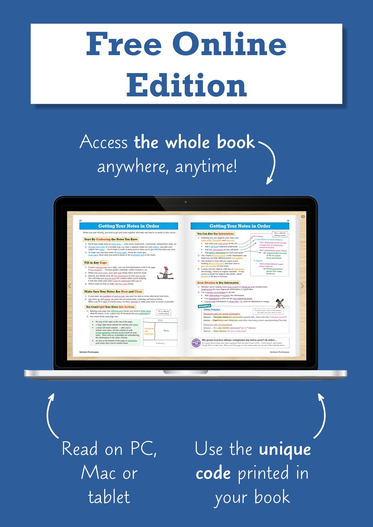 CGP GCSE 9-1 Revision Guide: Study Skills & Planner for 2025 and 2026 Exams | Expert Tips, Video Tutorials & Effective Study Strategies – Perfect for High School Students Preparing for GCSE Tests