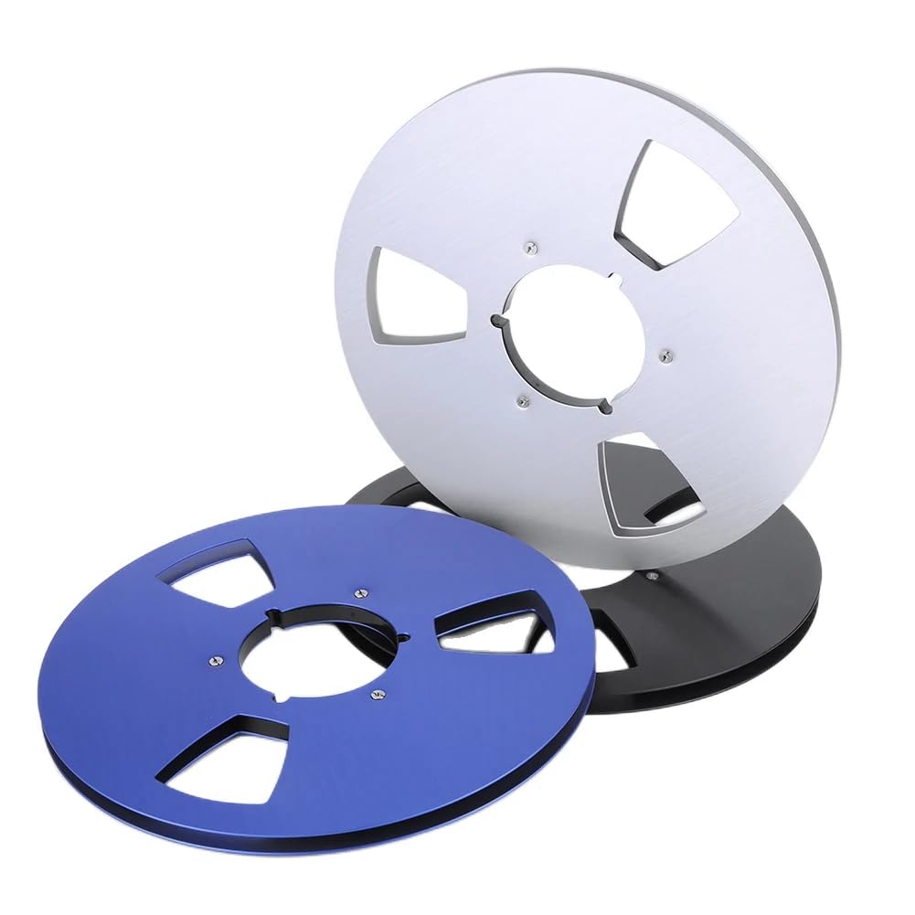 Osmond 10 Inch Universal Blank Tape Reel - Empty Audio Disc for Studer & ReVox Reel-to-Reel Recorders - Professional Studio Recording & Audio Archiving Solution