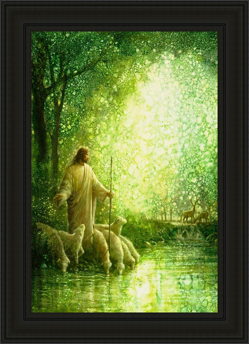 Feed My Sheep By Yongsung Kim - Inspirational Christian Wall Art for Home & Church Decor - Perfect for Living Room, Bedroom & Office