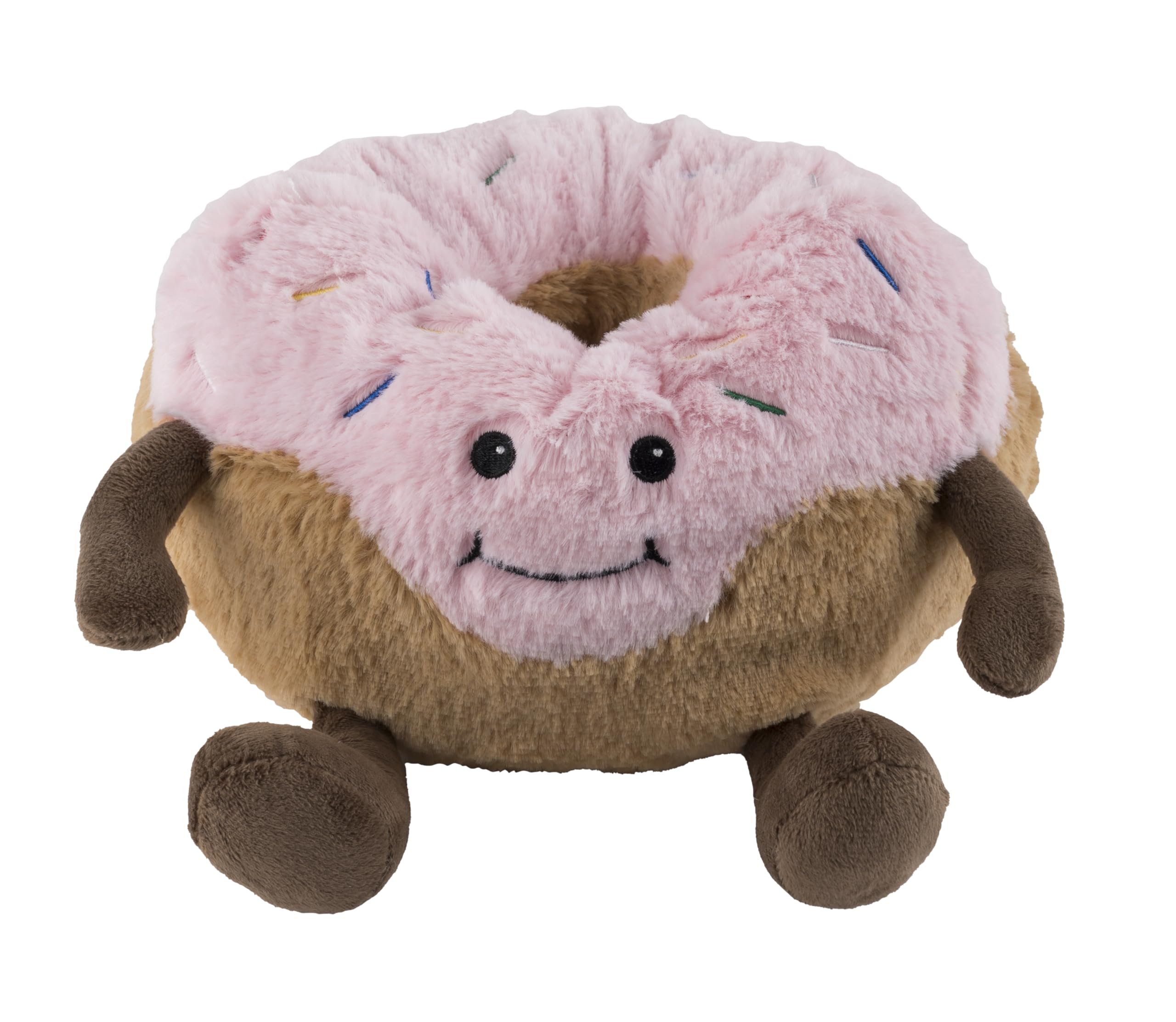 Warmies® Microwaveable Heating Pad Donut Shape - 20 cm, 750g, Lavender Scented Millet Filling - Perfect for Stress Relief, Muscle Pain & Relaxation at Home or Office