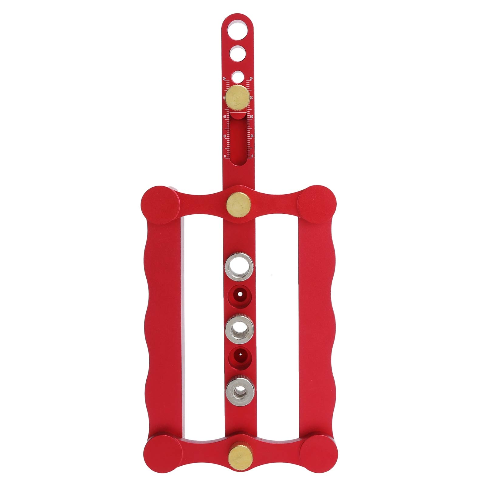 Self-Centering Doweling Jig - Precision Woodworking Tool with Aluminum Alloy Borehole Locator for Perfect Wood Joinery | Ideal for Cabinet Making, Furniture Assembly & DIY Wood Projects