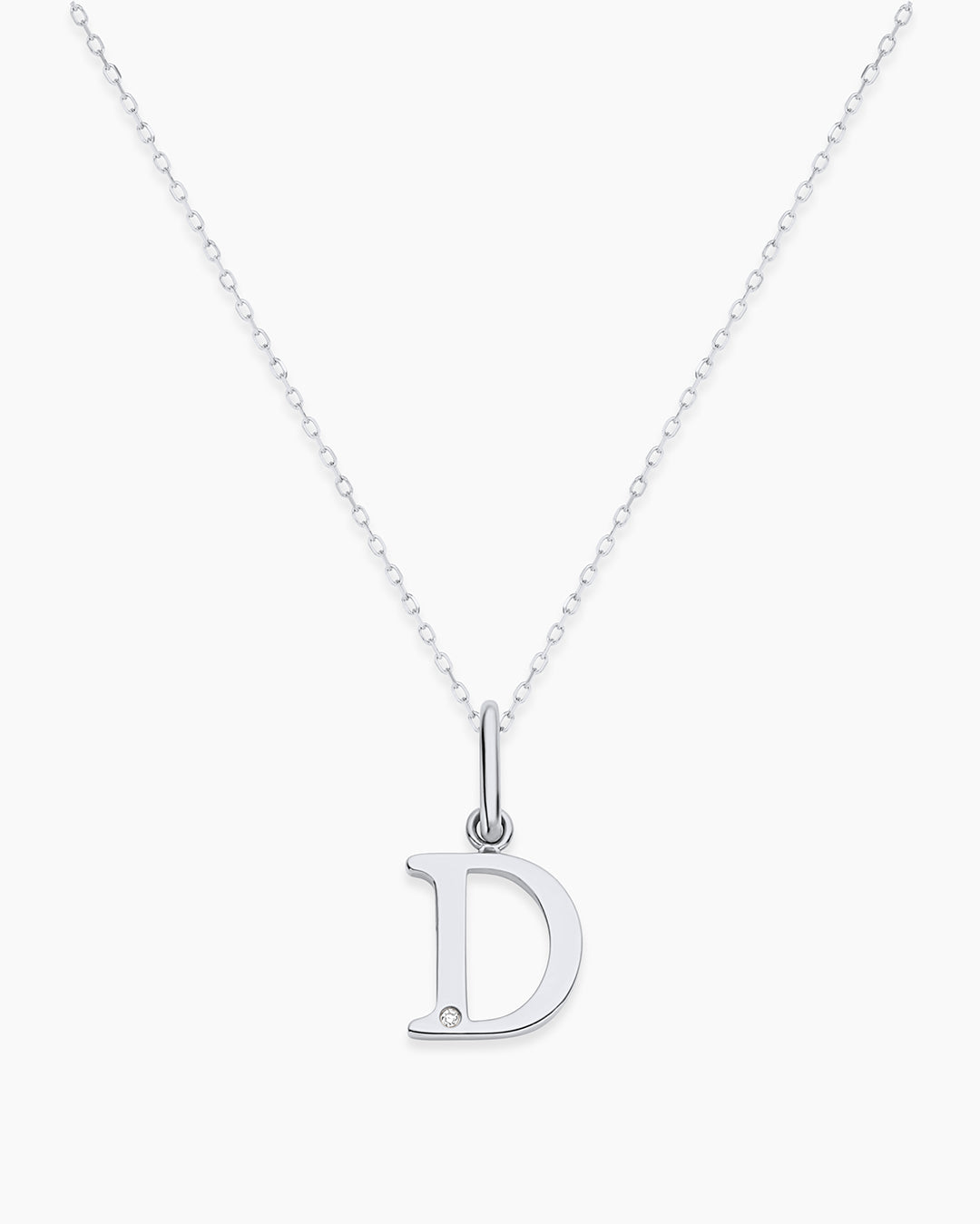 Vintage Diamond Alphabet Charm Necklace - Personalized Initial Pendant Jewelry for Women, Gift for Her, Birthday, Anniversary, Valentine's Day