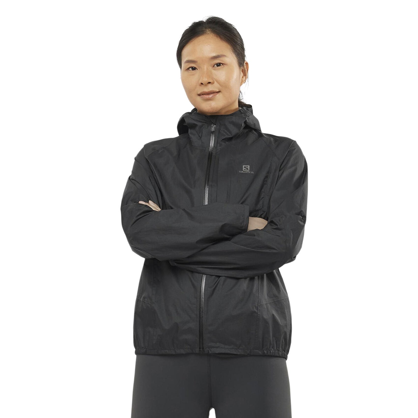 Women's Salomon Waterproof Bonatti Jacket – Lightweight Hiking & Outdoor Rain Jacket for Running, Camping & Travel – Windproof & Breathable