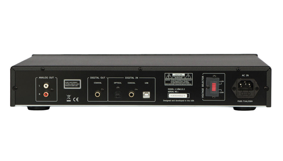 C dac15.3 CD/DAC Audio Converter - High Fidelity Digital to Analog Converter (Last Unit in Stock) - Perfect for Audiophiles & Home Theater Systems
