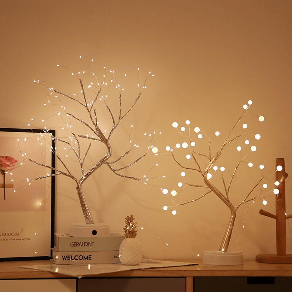 LED Bonsai Spirit Tree - Artificial Decorative Light Up Plant for Home, Office & Zen Garden Decor - Perfect for Meditation Rooms, Gift Giving & Feng Shui