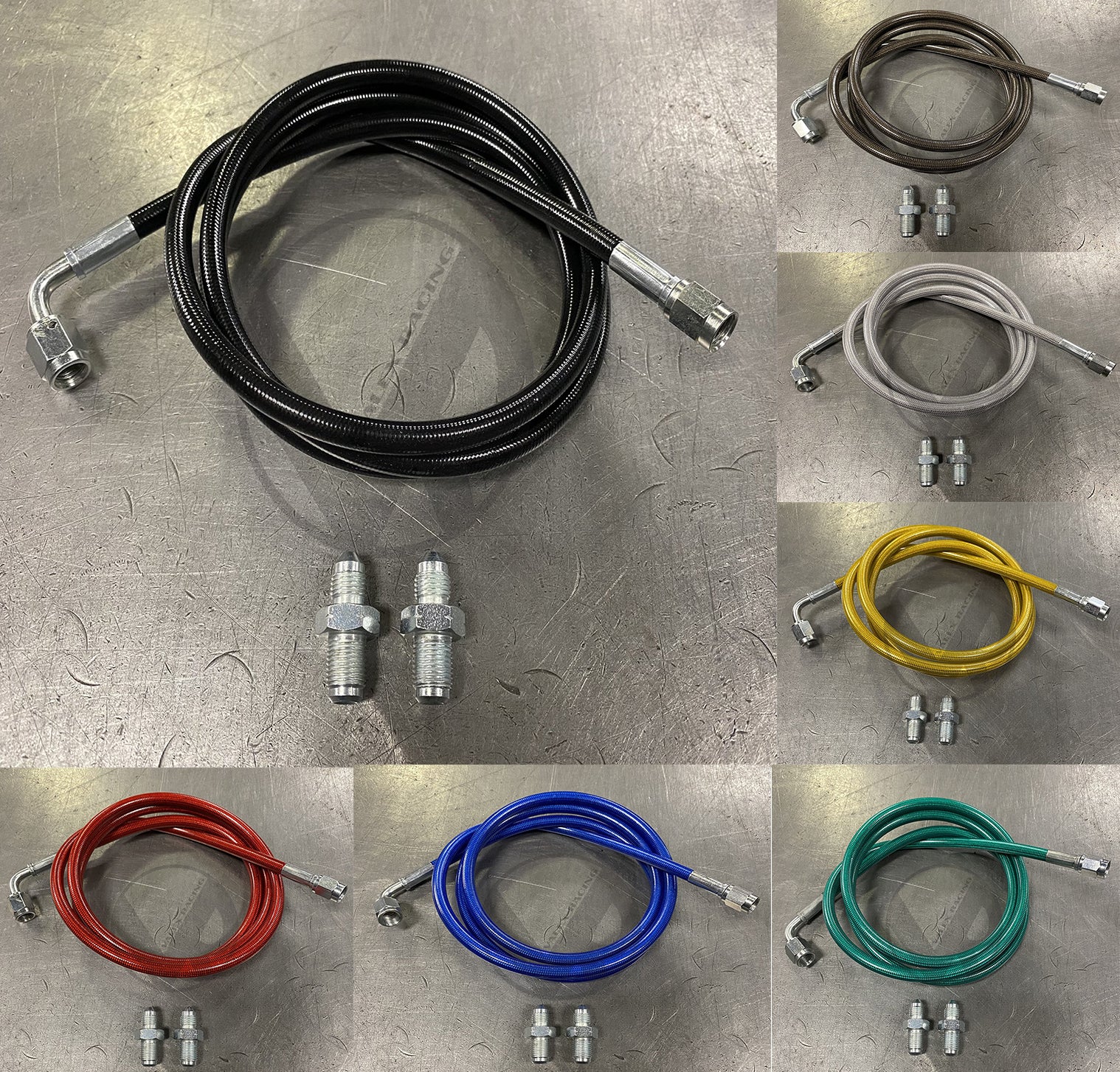 06-11 Honda Civic Si Stainless Steel Braided Clutch Hose Replacement Line - High Performance Upgrade (7 Color Options) for Smooth Shifting & Enhanced Durability - Perfect for Racing, Daily Driving & Car Modifications