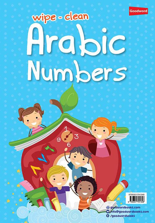 Arabic Numbers Wipe Clean Activity Book for Kids - Reusable Learning Workbook for Preschool & Kindergarten - Perfect for Home & Classroom Math Practice