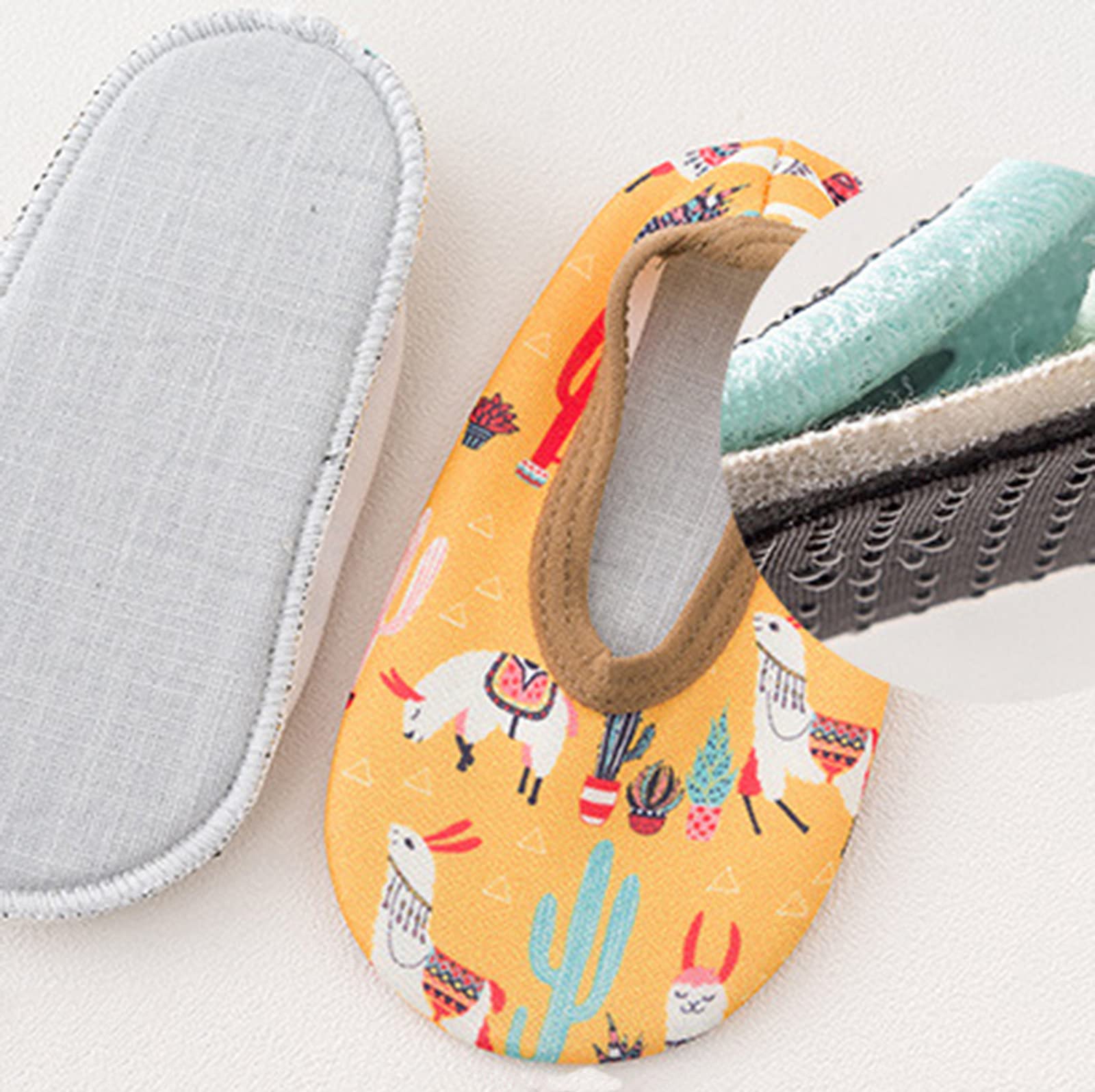 Gaoqi Non-Slip Baby Water Shoes for Boys & Girls - Cartoon Swim Barefoot Aqua Socks | Perfect for Beach, Pool, Swimming Lessons & Outdoor Play