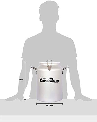 CanCooker 4 Gallon Portable Steam Cooker for Camping - Includes Cooking Rack, Butter Garlic Salt Seasoning & Cookbook | Perfect for Outdoor Cooking, RV Trips & Backpacking Meals