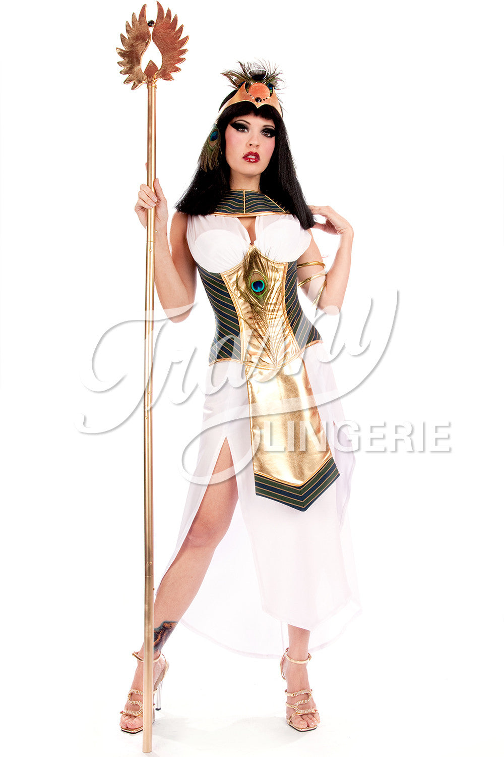 Long Cleopatra Skirt - Vintage Inspired Maxi Skirt for Women | Boho Chic Egyptian Style | Perfect for Costume Parties, Renaissance Fairs & Themed Events