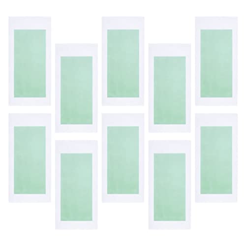 Healvian Sugar Wax Body Wax Strips - 10pcs All-Natural Hair Removal Strips for Face, Eyebrows, Back, Chest, Bikini, Legs & Brazilian Waxing | Gentle & Effective Facial & Body Hair Removal | Perfect for At-Home Salon Results & Smooth Skin Care Routine