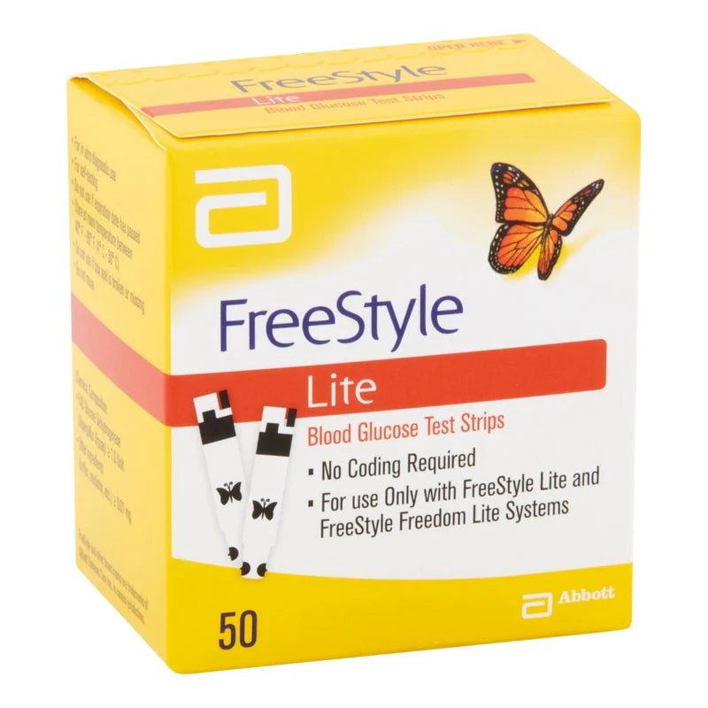Accu-Chek Lite Blood Glucose Test Strips Kit - 50 Count | Diabetic Testing Supplies for Home Use | Fast & Accurate Blood Sugar Monitoring for Diabetes Management