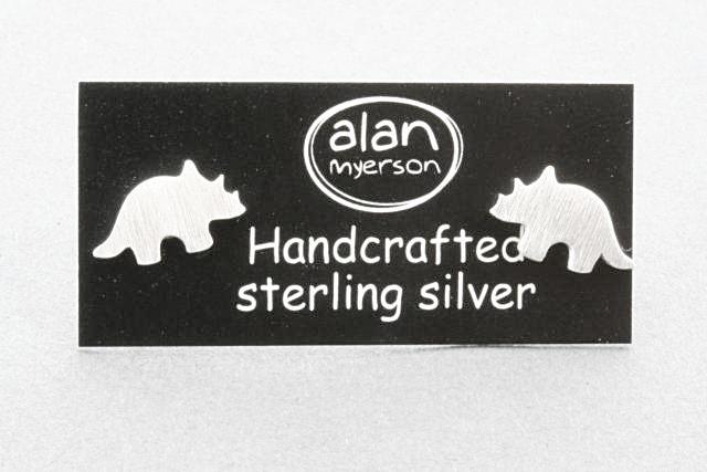 Dinosaur Stud Earrings 925 Sterling Silver - Perfect for Casual Wear, Parties & Gifts