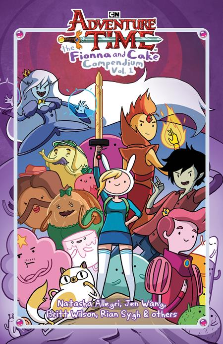 Adventure Time HC Vol 1: The Fionna and Cake Compendium - Direct Market Exclusive Edition | Collectible Graphic Novel for Fans | Perfect for Comic Book Collections and AT Memorabilia (Release Date: 11/13/2024)