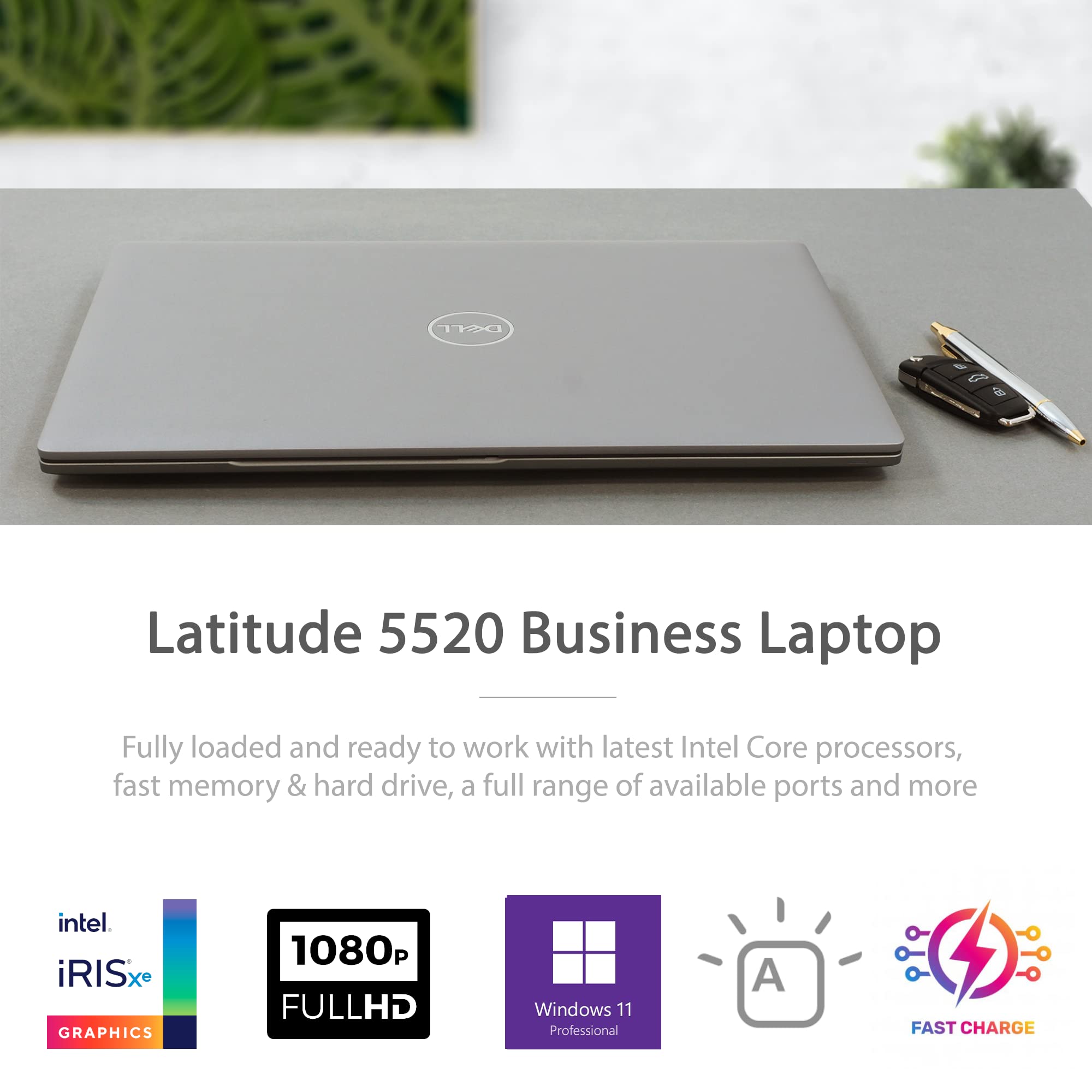 2021 Dell Latitude 5520 Business Laptop - 15.6