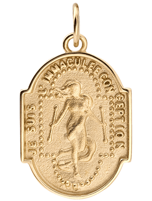 Gold Vermeil Conception Pendant Necklace - Elegant Jewelry Gift for Women, Mothers & Expecting Moms | Perfect for Pregnancy Announcements, Baby Showers & Special Occasions