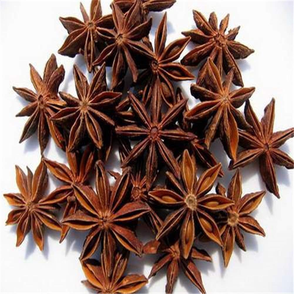 Organic Star Anise Whole Spice - 4 Ounces | Premium Natural Chakri Pool Aniseed | Perfect for Baking, Tea, Mulled Wine & Asian Cuisine