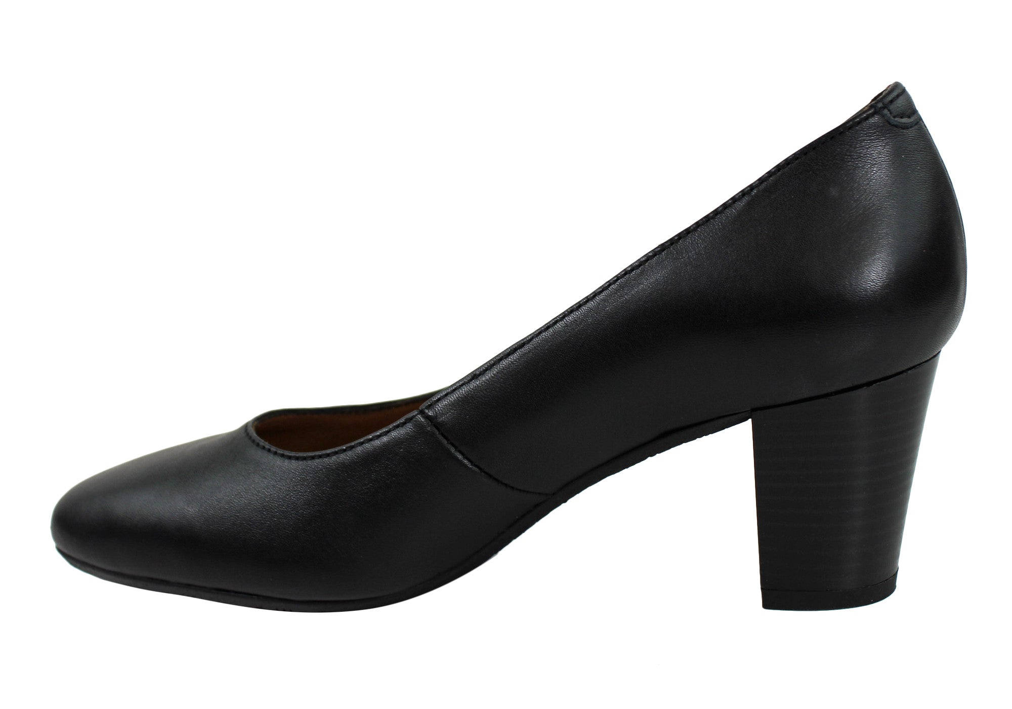 Women's Classic Leather Court Shoes for Aerobics & Hostess - Made in Portugal | Comfortable & Stylish for Dance, Work & Casual Wear