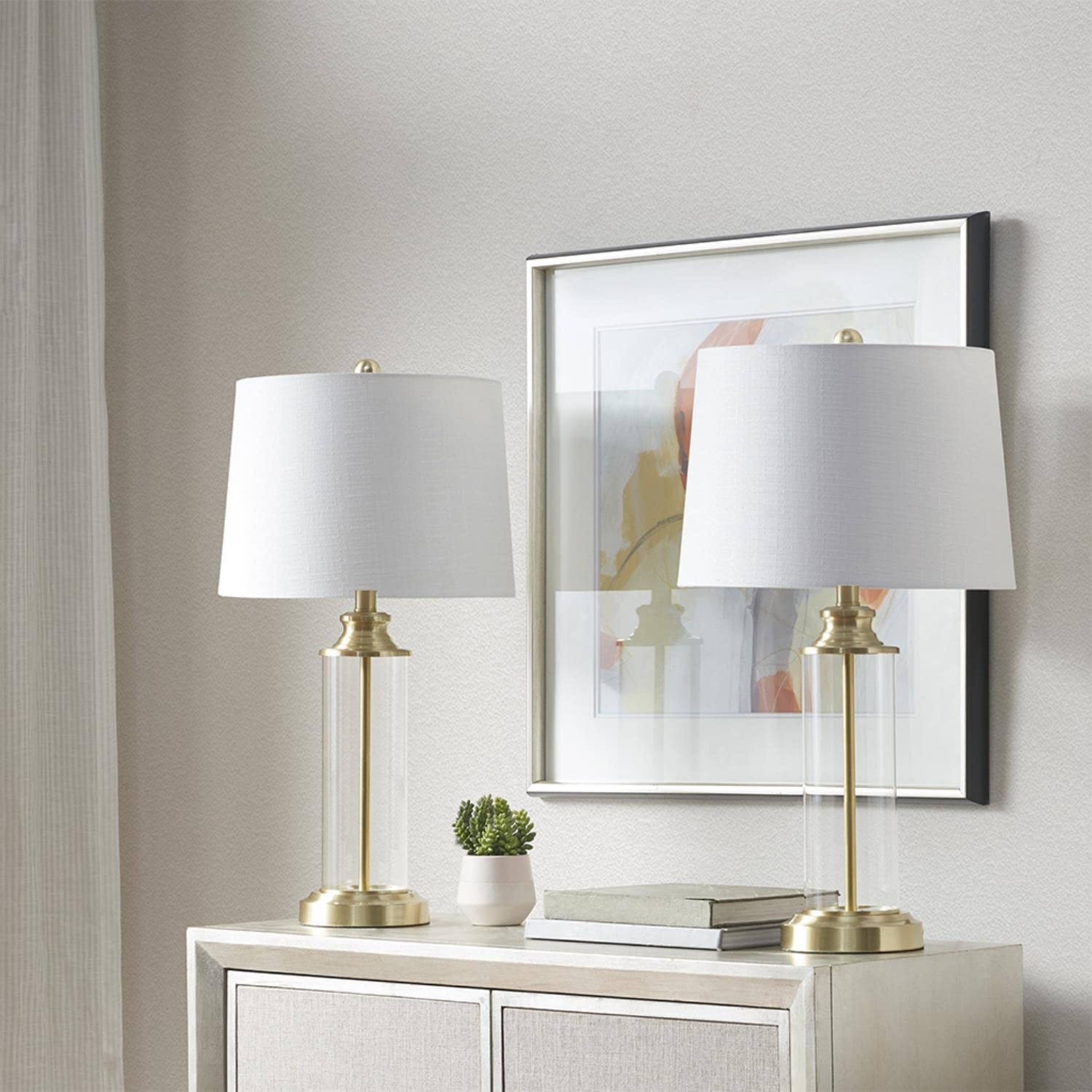 510 DESIGN Modern Glass Table Lamp Set of 2 - 26