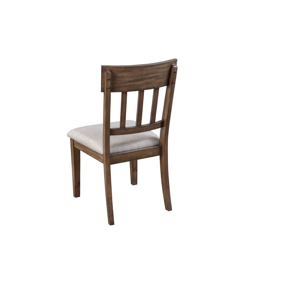 Donham Set of 2 Brown Side Chairs - Modern Dining Room Chairs for Kitchen, Breakfast Nook, and Small Space Decor