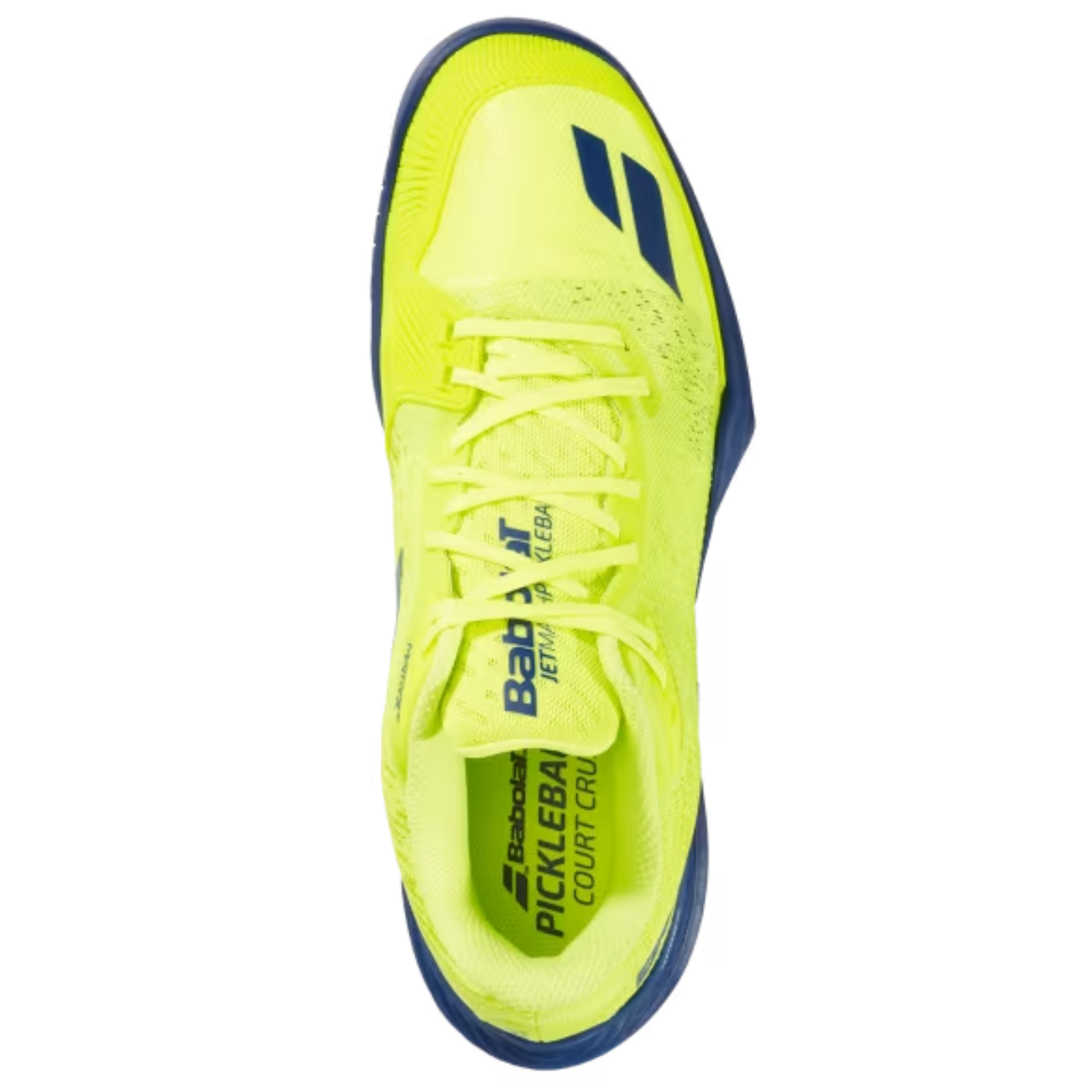 Babolat Jet Mach Men's Pickleball Shoes - Lightweight & Breathable Tennis Shoes for Men in Yellow/Blue | Perfect for Indoor & Outdoor Court Sports