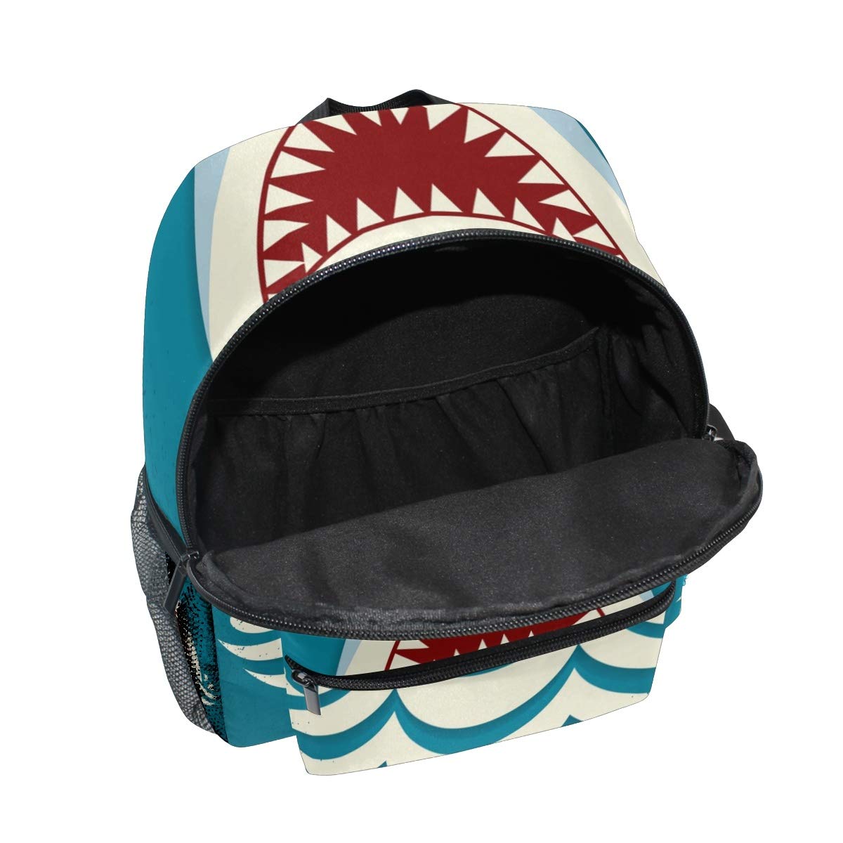 **Shark Tooth Jaws Kids Backpack for Boys & Girls Ages 3-7 - Durable & Lightweight School Bag for Preschool, Daycare & Outdoor Adventures**