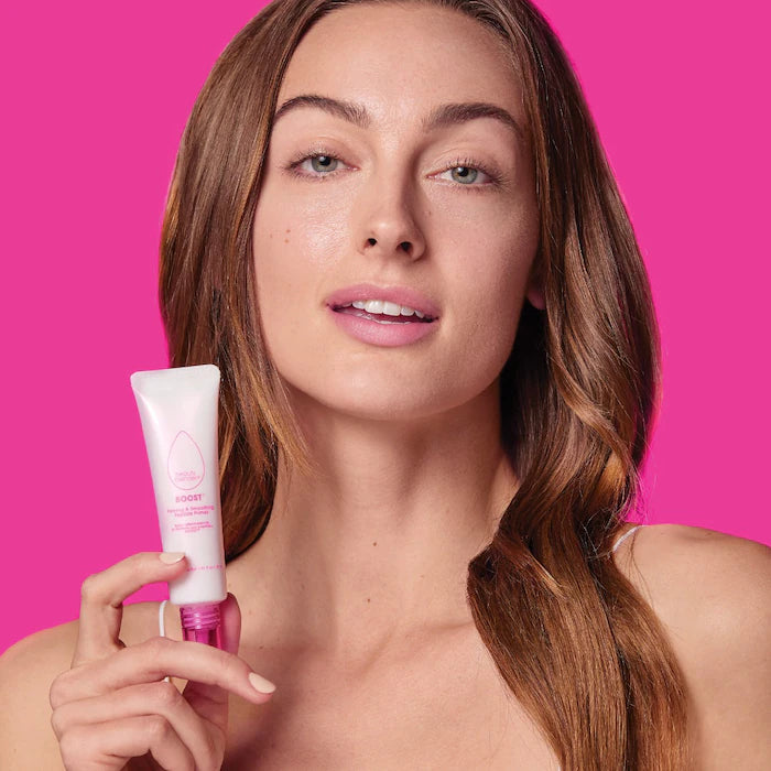 BOOSTâ¢ Primer 18 Hour Firming & Smoothing Peptide + Ceramide Face Primer - Long-Lasting Makeup Base for Flawless Skin | Perfect for Daily Use, Special Occasions & Photo Shoots