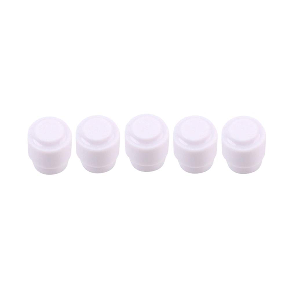 Exceart 5-Piece Black Guitar Selector Knob Caps - Big Head Switch Tips for DIY Bass & Electric Guitars - Perfect for Customizing, Repairing, and Upgrading Your Instrument