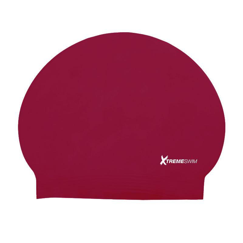 Xtreme Swim Solid Latex Swim Cap for Competitive Swimming, Training & Water Aerobics - Durable, Comfortable & Waterproof Swimming Gear for Adults & Kids