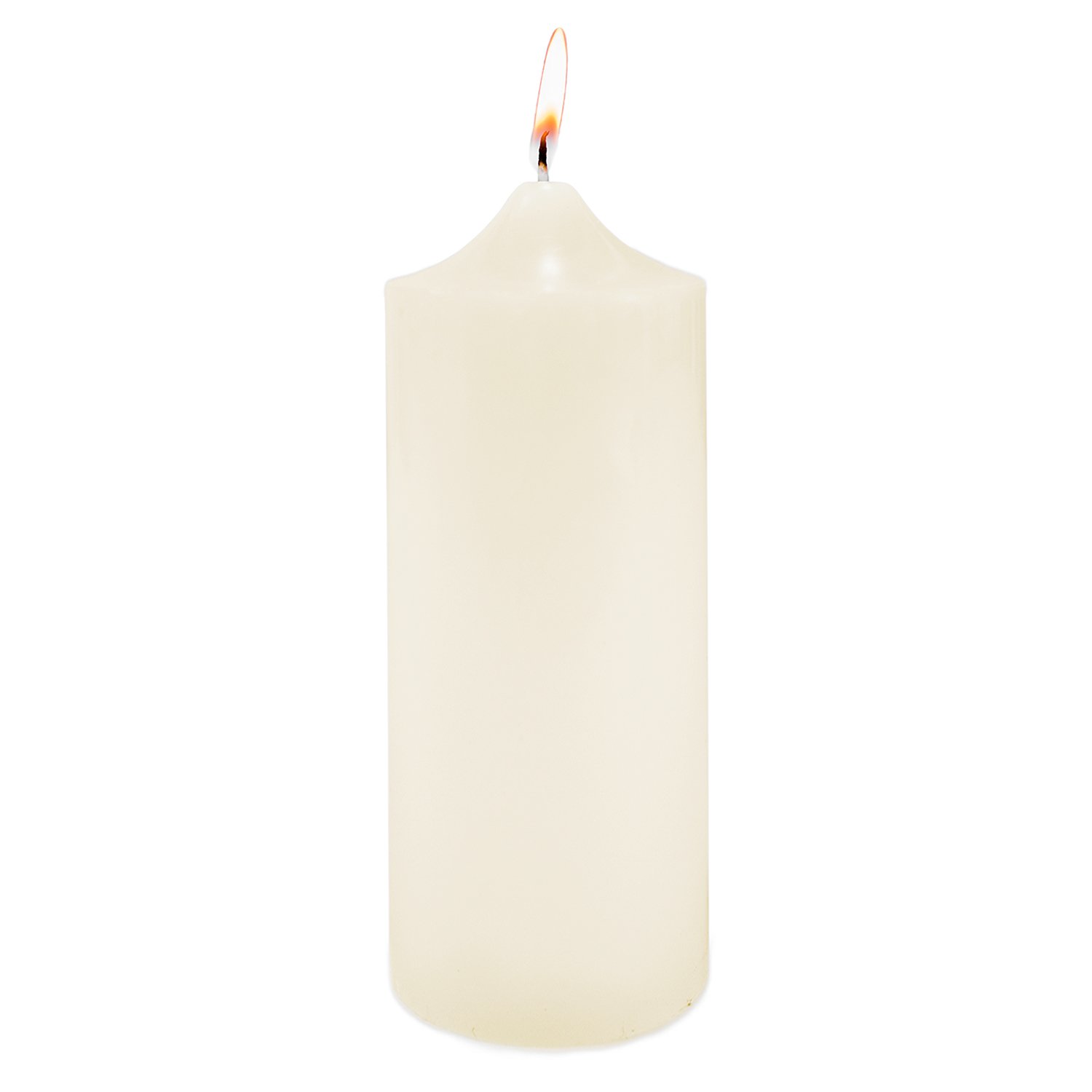 Unscented Ivory Pillar Candles 3