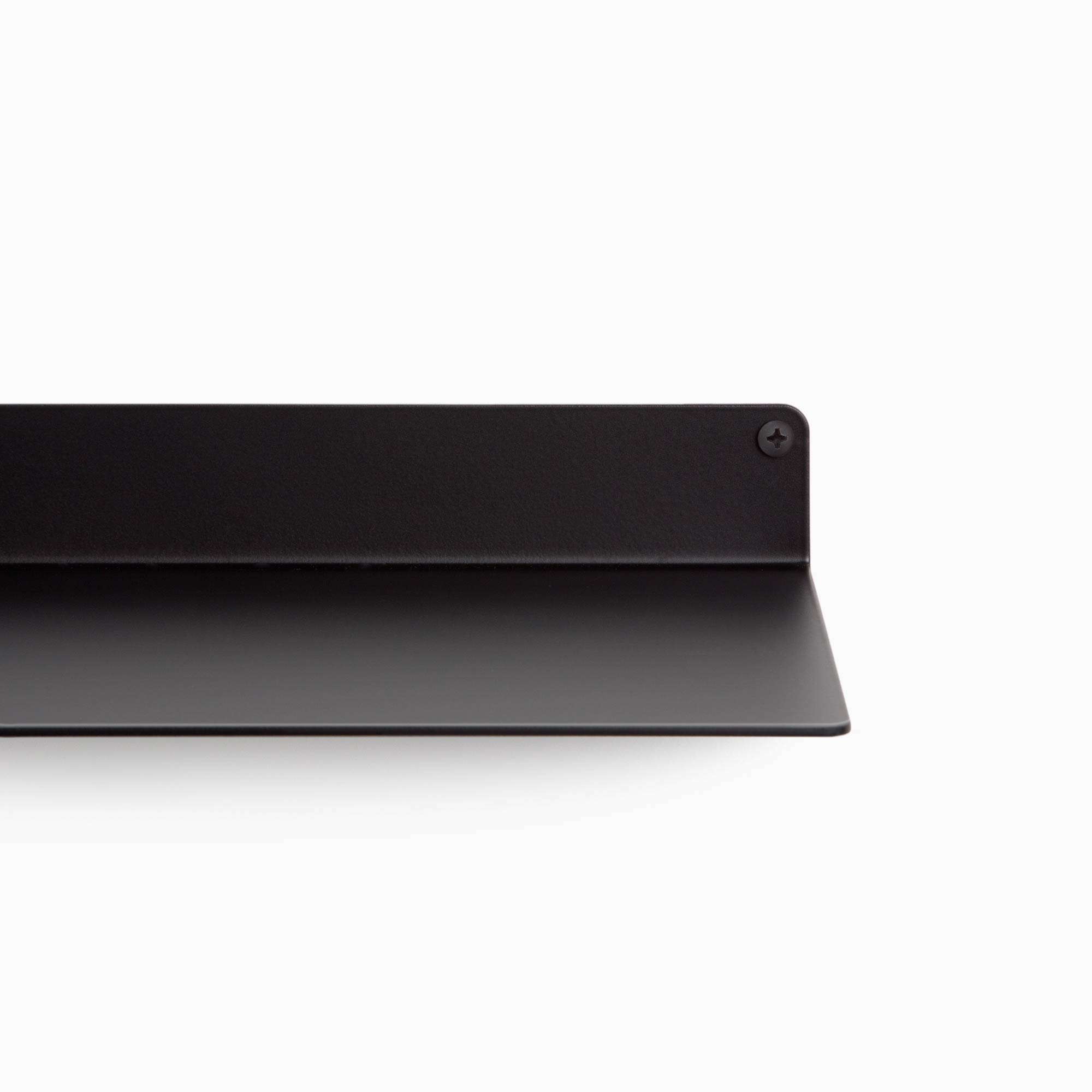 Bender FM 1 Metal Wall Shelf - Industrial Style Floating Shelves for Home & Office Organization - Perfect for Living Room, Bedroom, Kitchen Storage & Display
