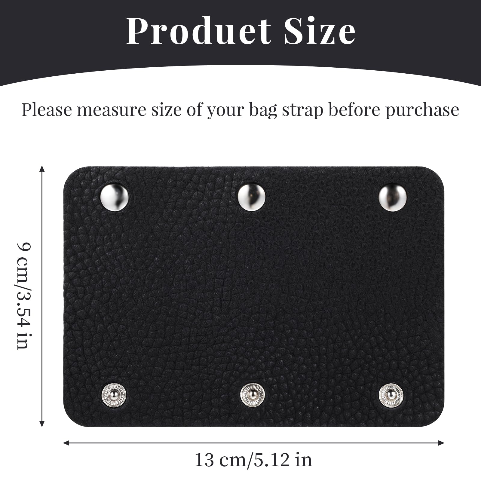 Premium PU Leather Luggage Handle Wraps - Soft Suitcase Grip Protectors with Secure Clasps for Travel, Shopping & Tote Bags | Comfortable Handbag Strap Covers for Wallet, Purse & Daily Use