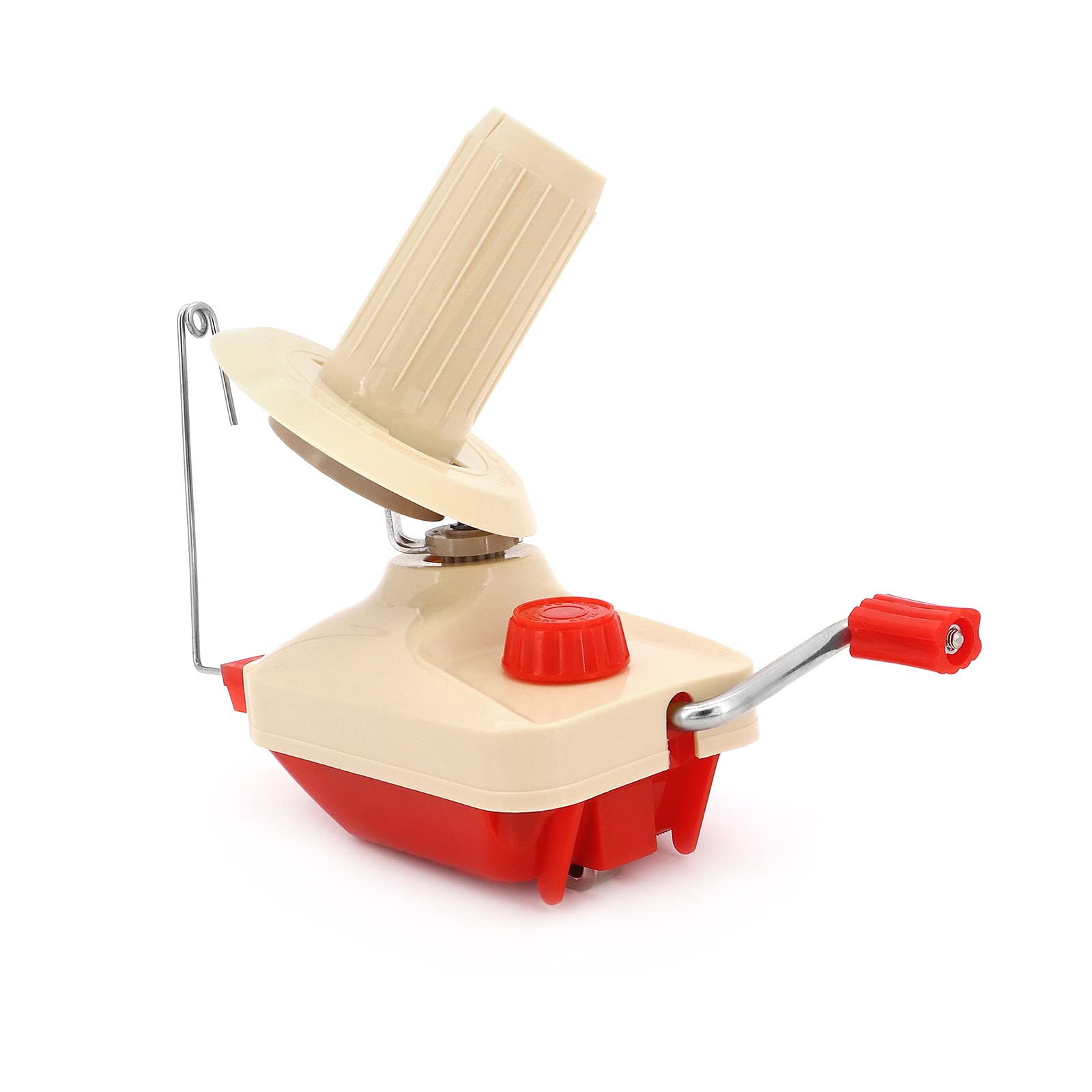 Buwico Manual Yarn Ball Winder - Hand Operated Yarn Spinner for Knitting & Crocheting - Wool String Fiber Roller with Smooth Operation - Perfect for DIY Crafting, Home Knitting Projects & Yarn Organization