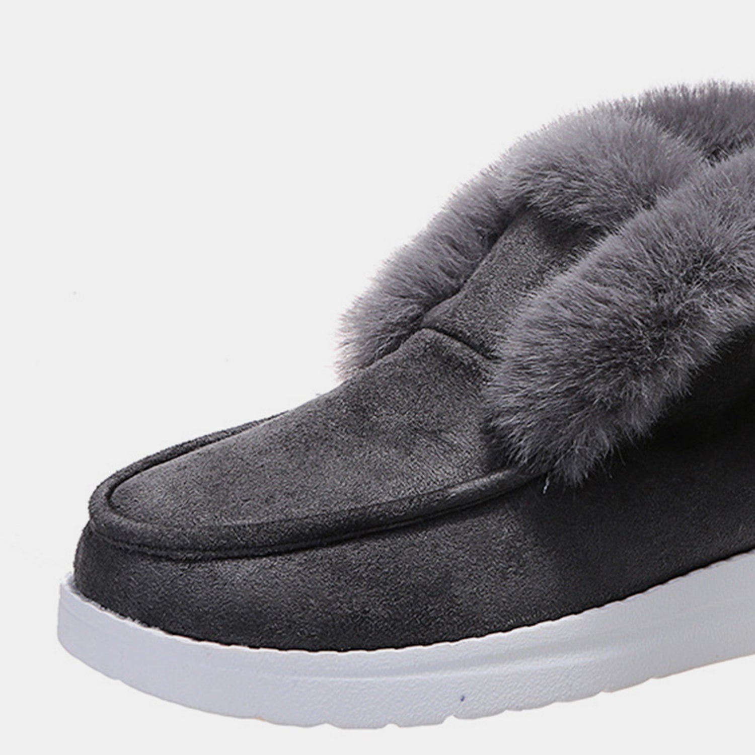 Warm Furry Suede Snow Boots for Women - Waterproof Winter Boots with Non-Slip Sole - Perfect for Snowy Days, Hiking & Outdoor Activities