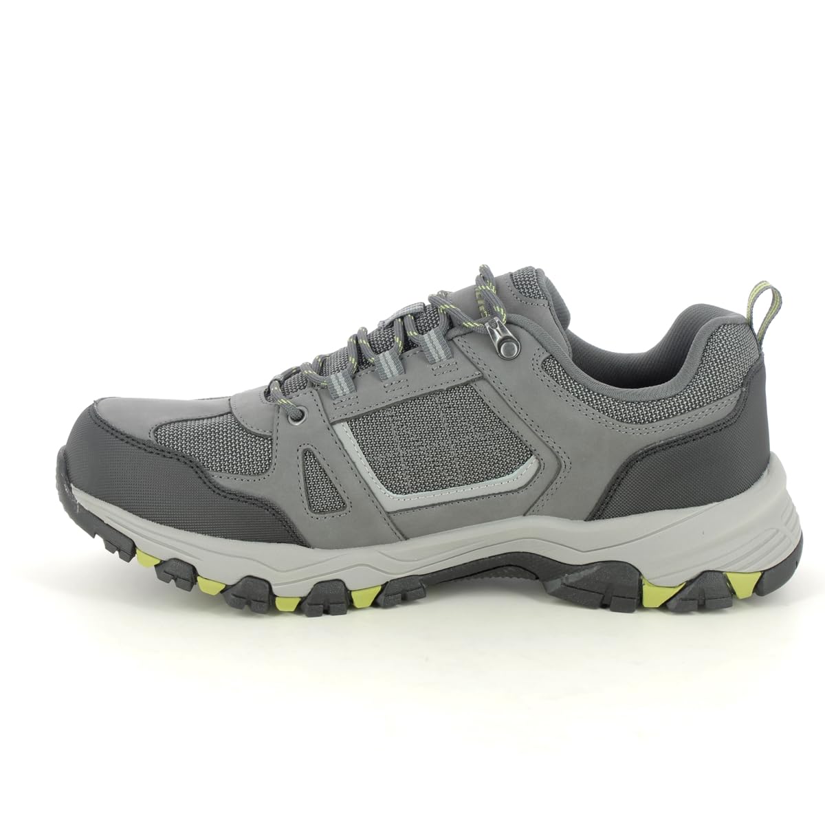 Skechers Selmen Forel Waterproof Walking Shoes for Men - Comfortable Lightweight Hiking & Outdoor Shoes - AW23 Charcoal - Perfect for Trail Walking, Travel & Everyday Wear