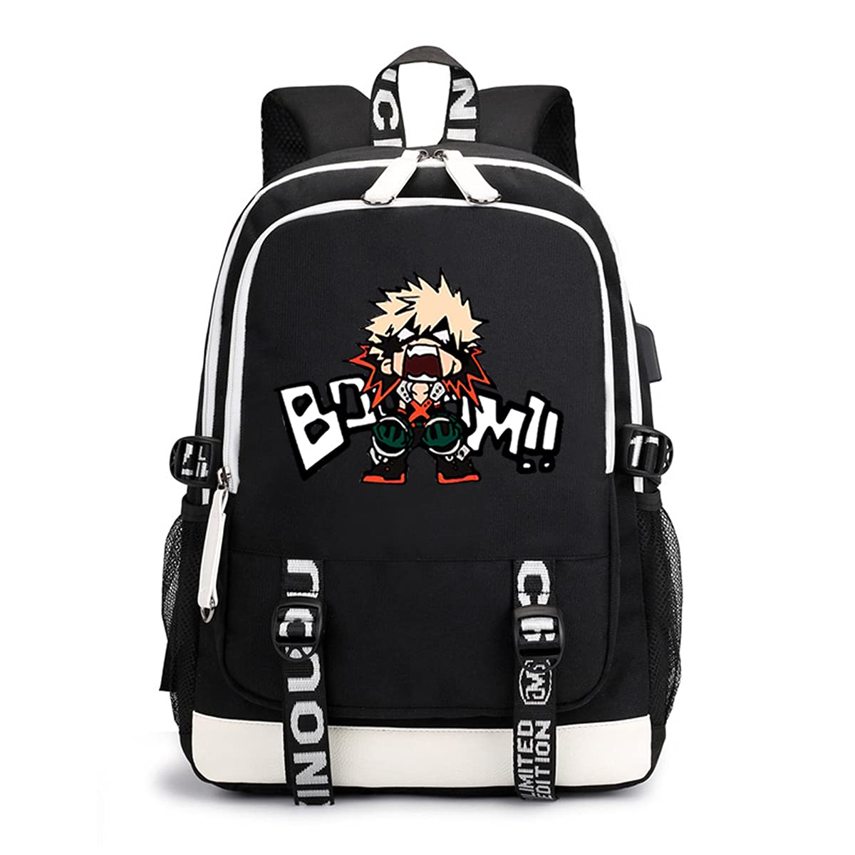 Anime Backpack for School & Travel - Stylish Cartoon Print Bookbag for Students, Business & Laptop Use - Perfect for Daily Commute, College & Work