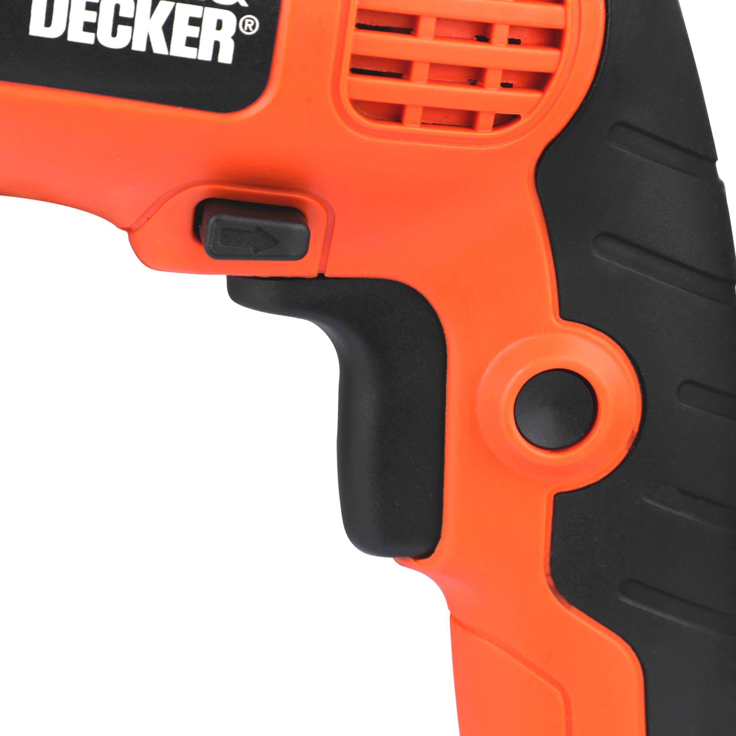 Black & Decker KR554RE 550-Watt 13mm Variable Speed Reversible Hammer Drill - Powerful Corded Electric Drill for Wood, Metal & Masonry - Perfect for DIY Projects, Home Repairs & Construction Work