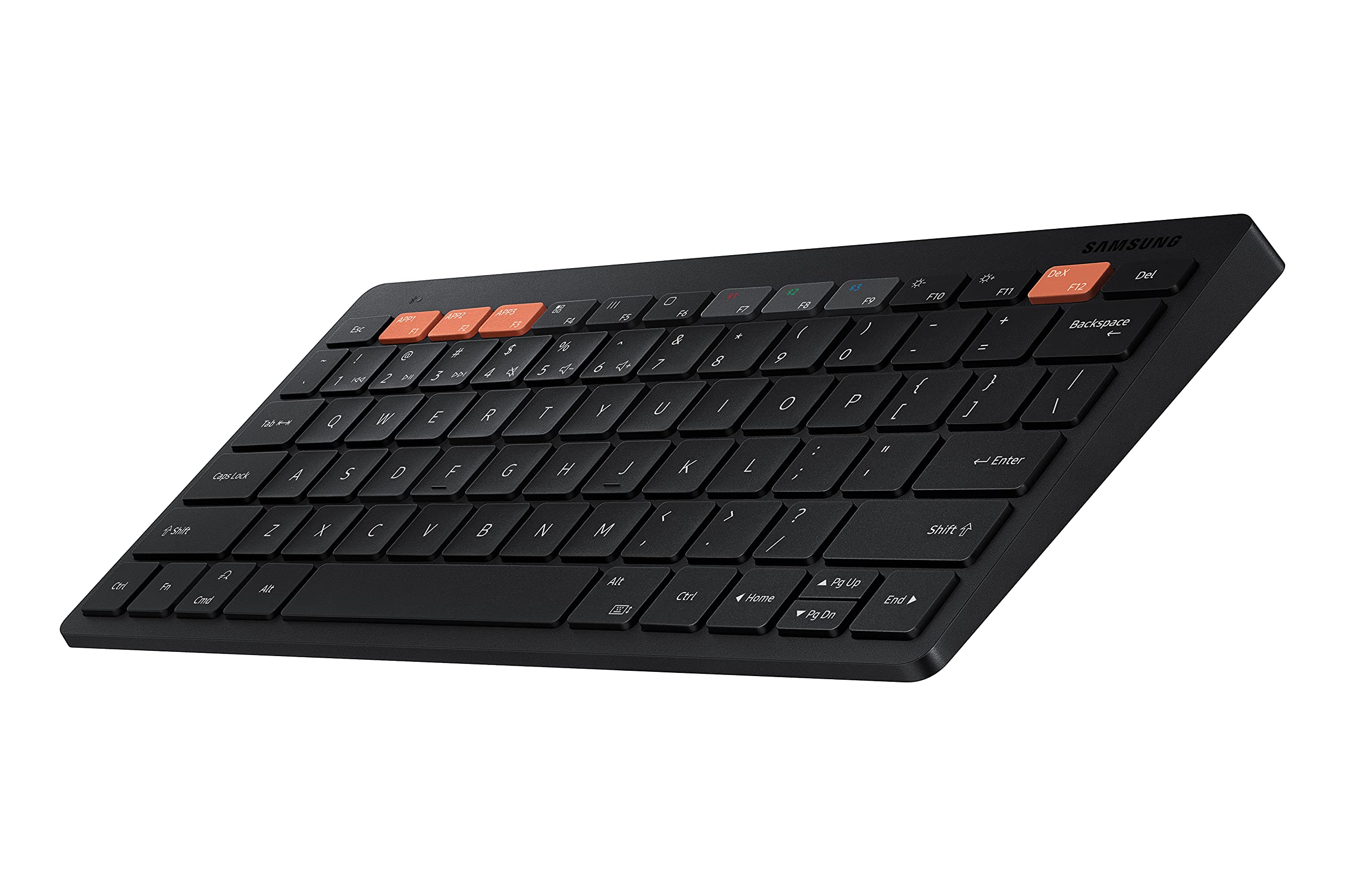 SAMSUNG Official Smart Keyboard Trio 500 (EJ-B3400UBEGUS) - Wireless Bluetooth Keyboard for PC, Mac, Tablet - Black US Model - Perfect for Office, Home & Travel Use