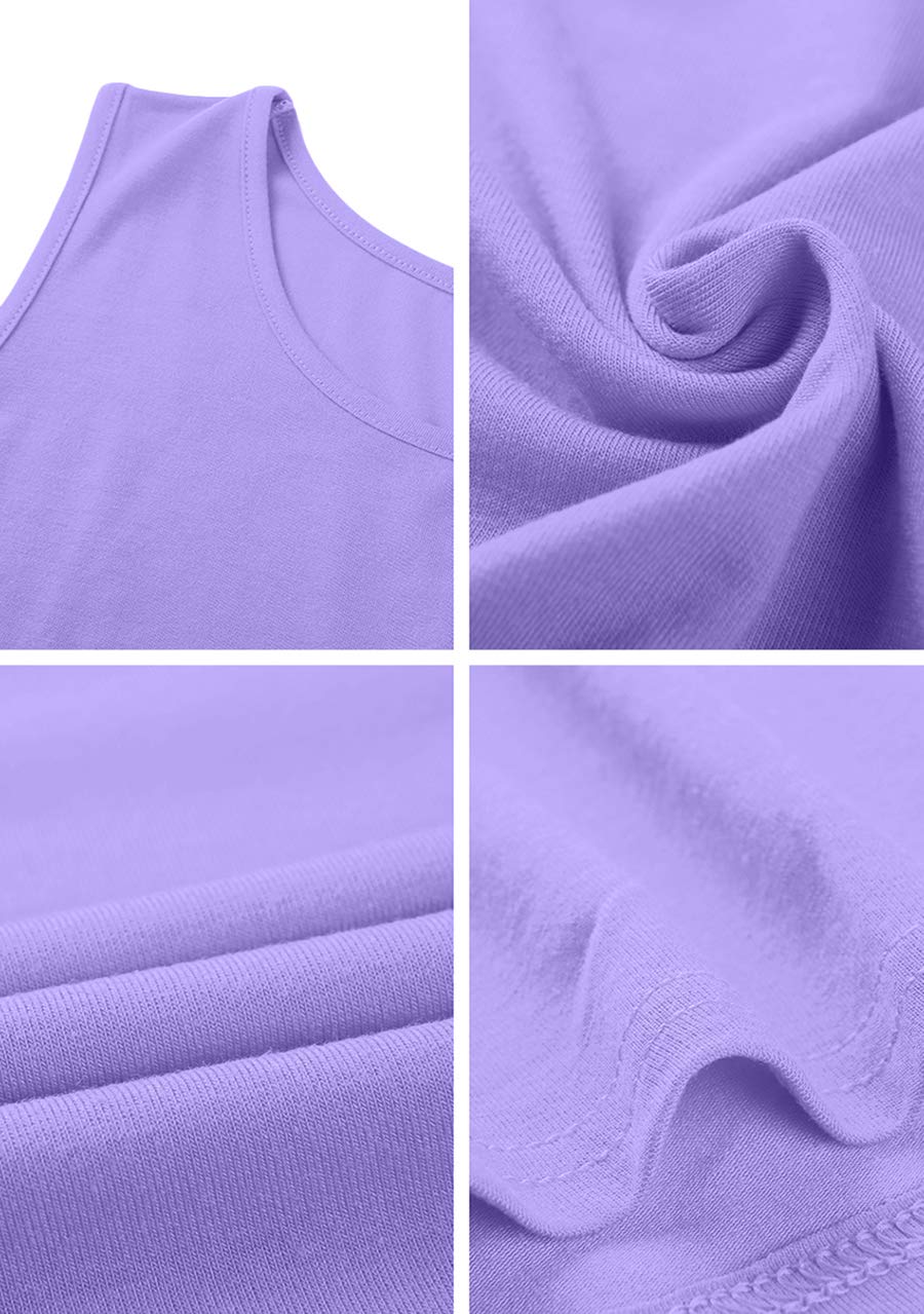 OMZIN Women's Sleeveless Swing Dress - Flared Tank Mini Dress with Pockets for Summer | Casual Outfit, Beach Wear, Vacation Dress, Party Dress