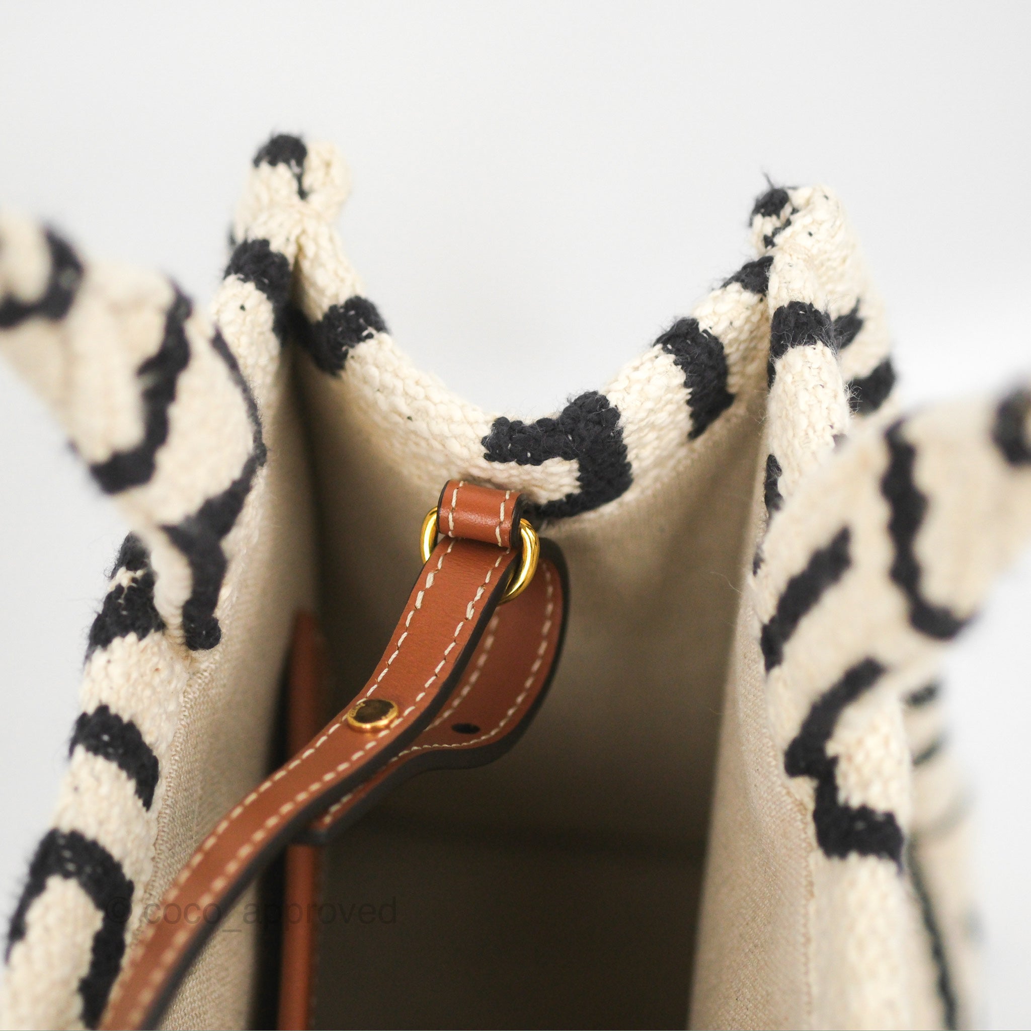 Celine Small Cabas Thais Textile Tote Bag in White - Luxury Designer Handbag for Women, Perfect for Work, Travel & Everyday Use