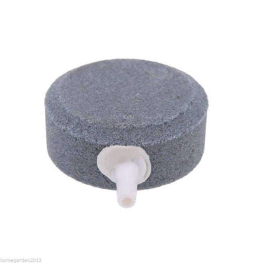 PULABO 4cm Air Stone for Fish Tank - Durable Bubble Stone for Aquarium, Hydroponics, Oxygen Plate - Mini Aquarium Accessories - Strong & Eco-Friendly - Perfect for Home Fish Tanks, Hydroponic Systems & Oxygenation