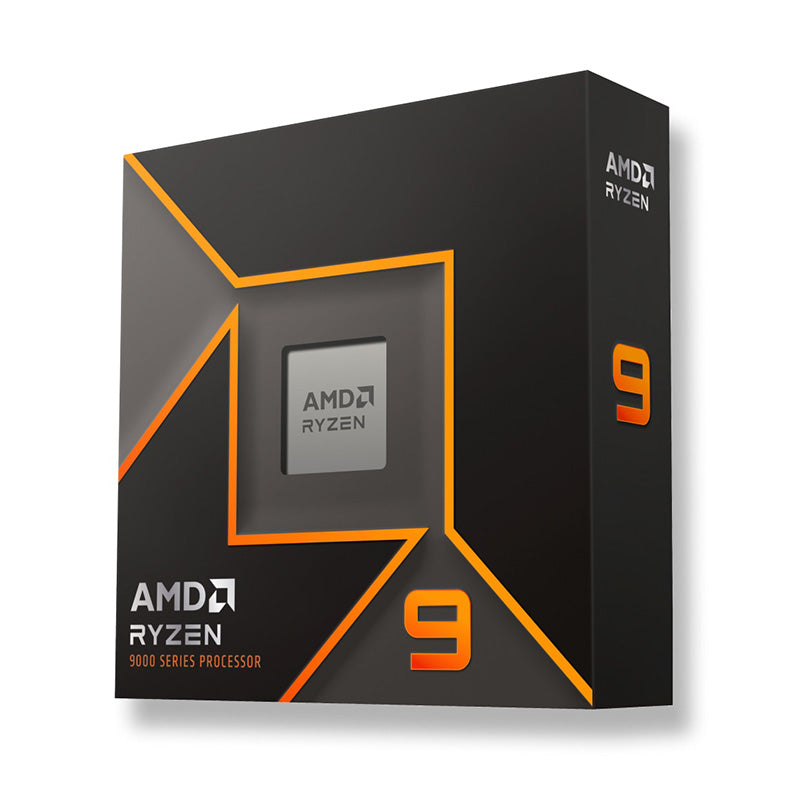 AMD Ryzen 9 9900X 12-Core AM5 Desktop Processor 5.60GHz (100-100000662WOF) - High-Performance Gaming & Content Creation CPU for PC Builders