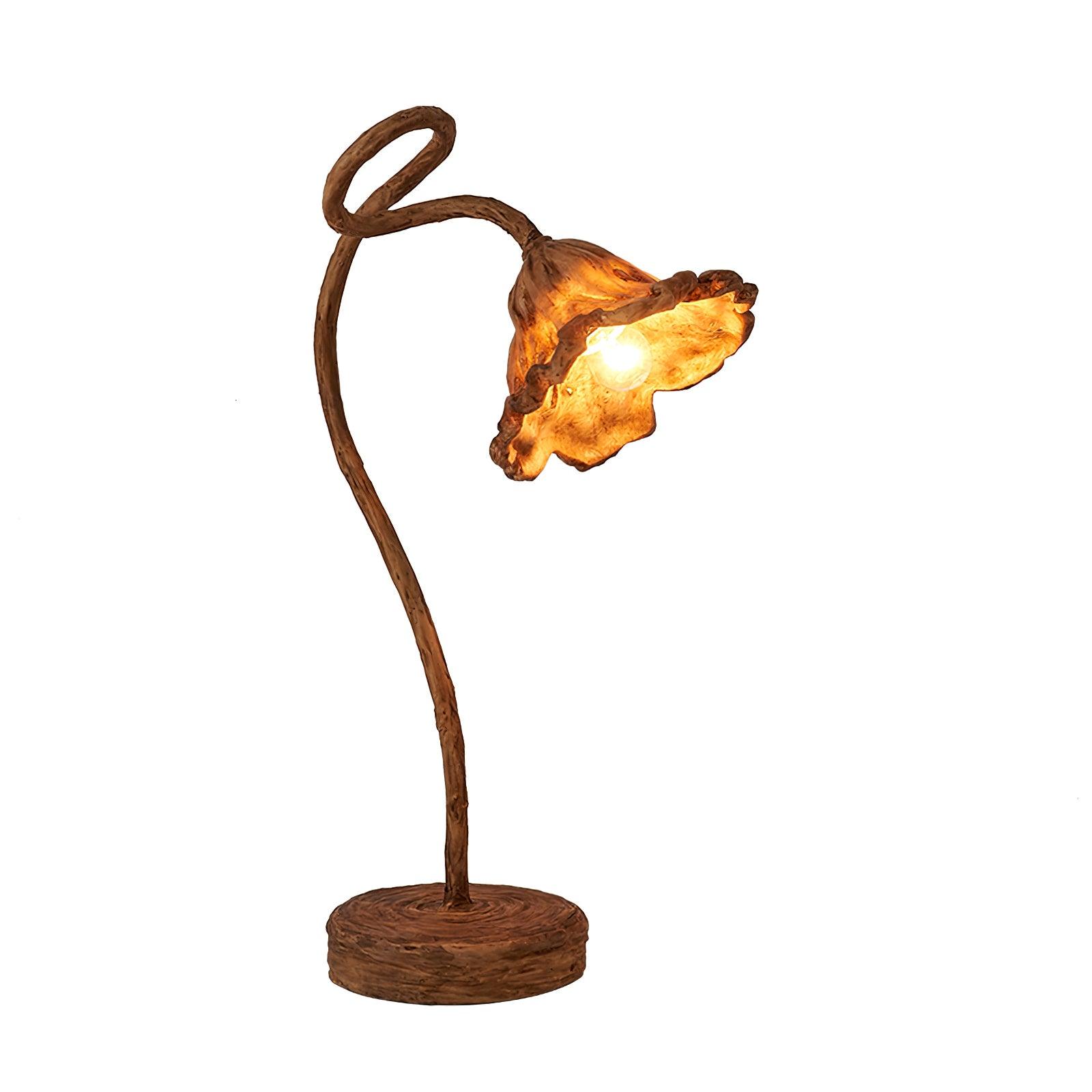 Elegant Lotus Leaf Table Lamp - Modern Home Decor for Bedroom, Living Room & Office - Perfect for Relaxation & Ambient Lighting